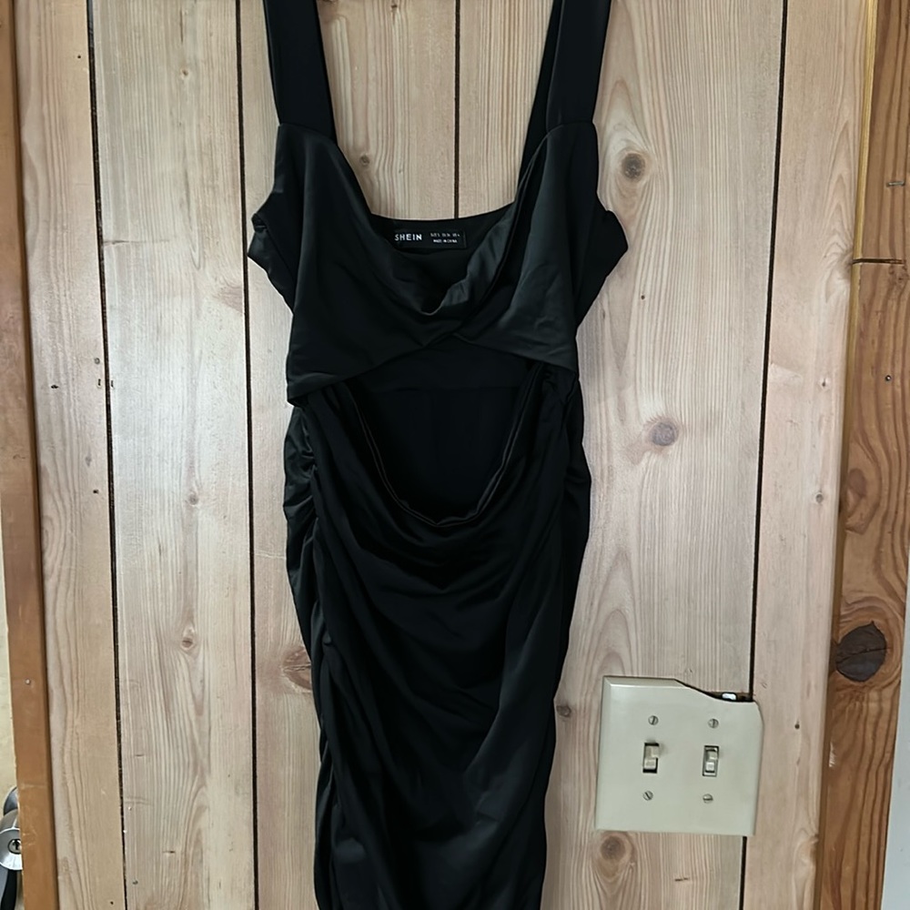 Shein black dress